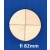 SKLEJKA #3mm Figury geometryczne, nauka liczenia, ułamki itp. Koło 82mm. / 0202